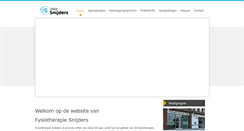 Desktop Screenshot of fysiotherapie-snijders.nl